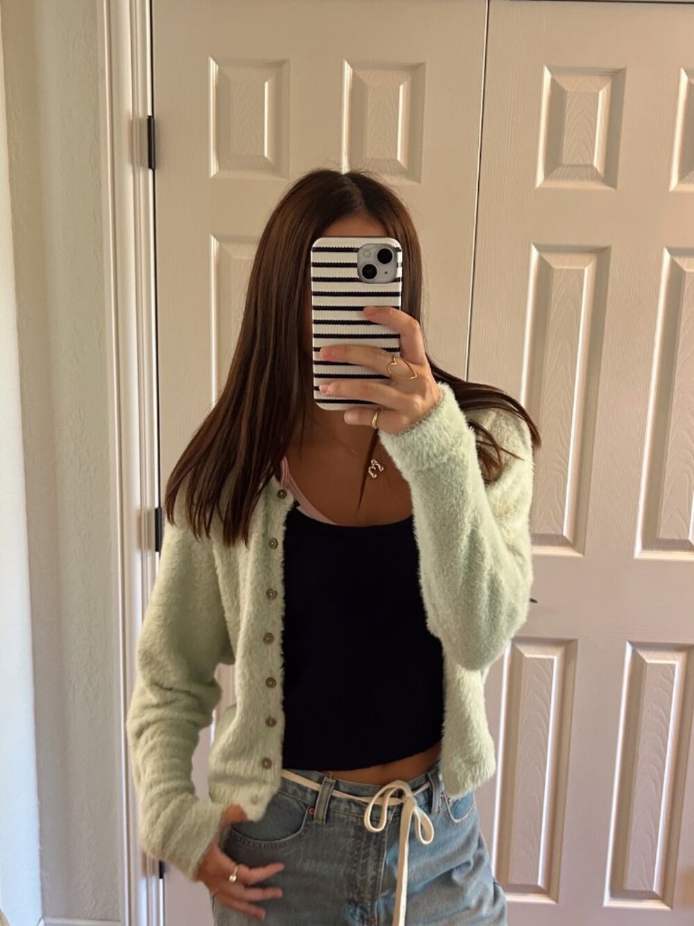 Free People FP One Allegra Cardigan Green